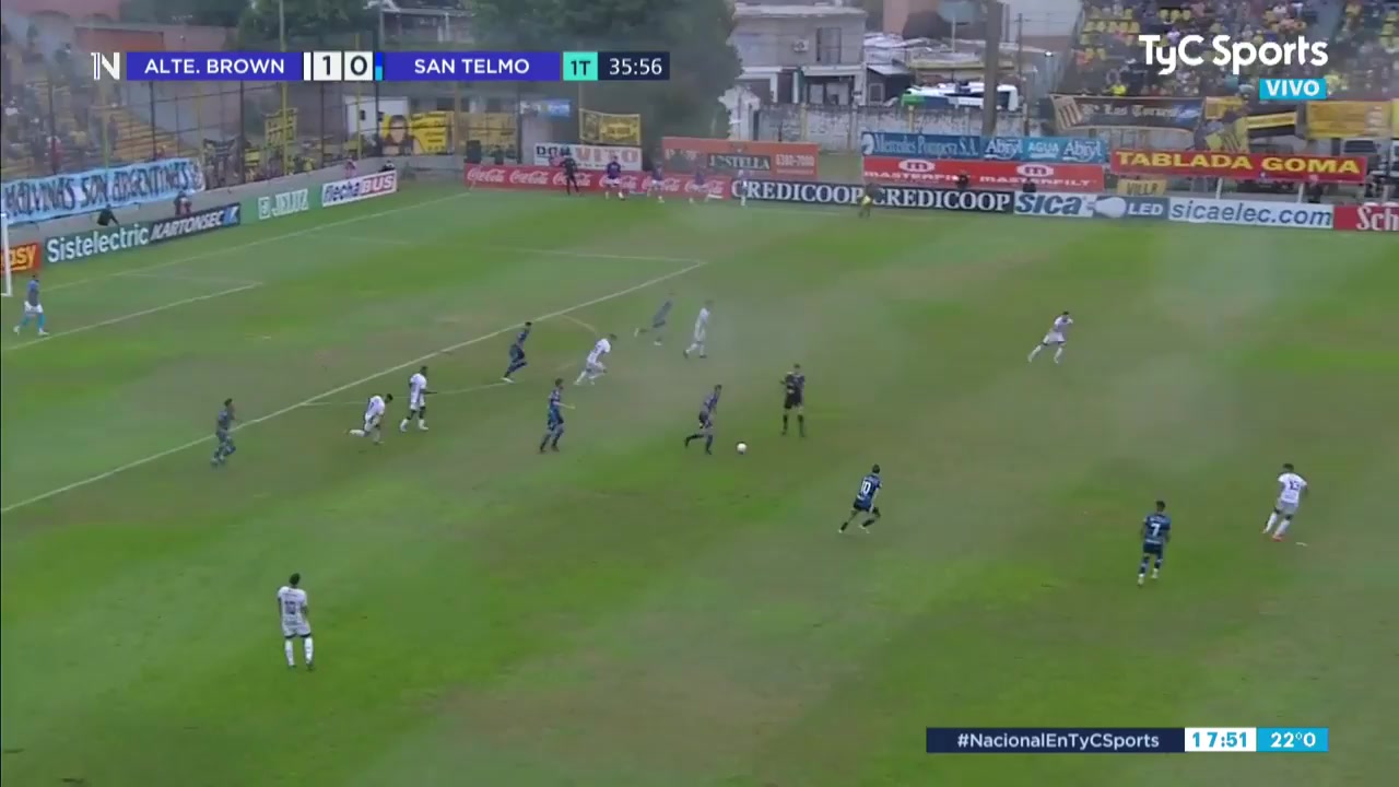 ARG D2 Almirante Brown Vs San Telmo 36 phút Jonathan CaneteVào, ghi bàn 1:1