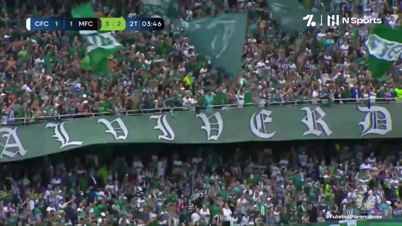 Bra PL Coritiba PR Vs Gremio Metropolitano Maringa Igor Paixão Goal in 50 min, Score 2:1