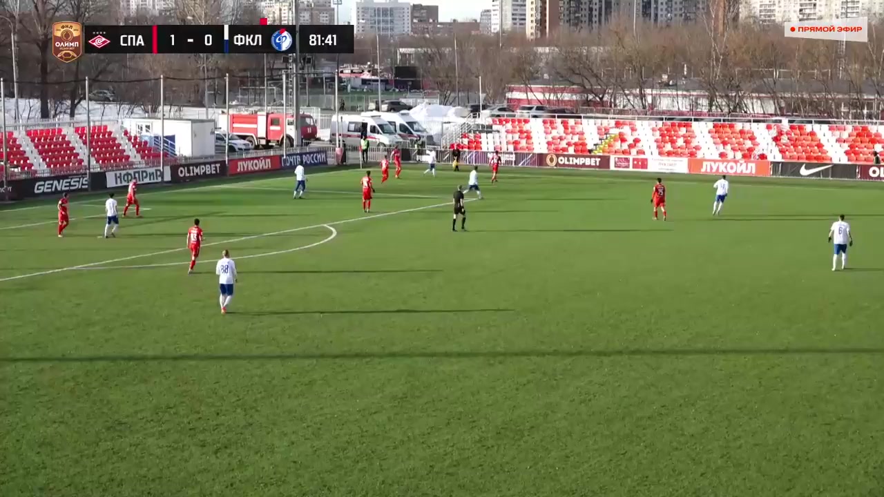 RUS D1 Spartak Moscow II Vs Fakel Vladislav Shitov Goal in 83 min, Score 2:0