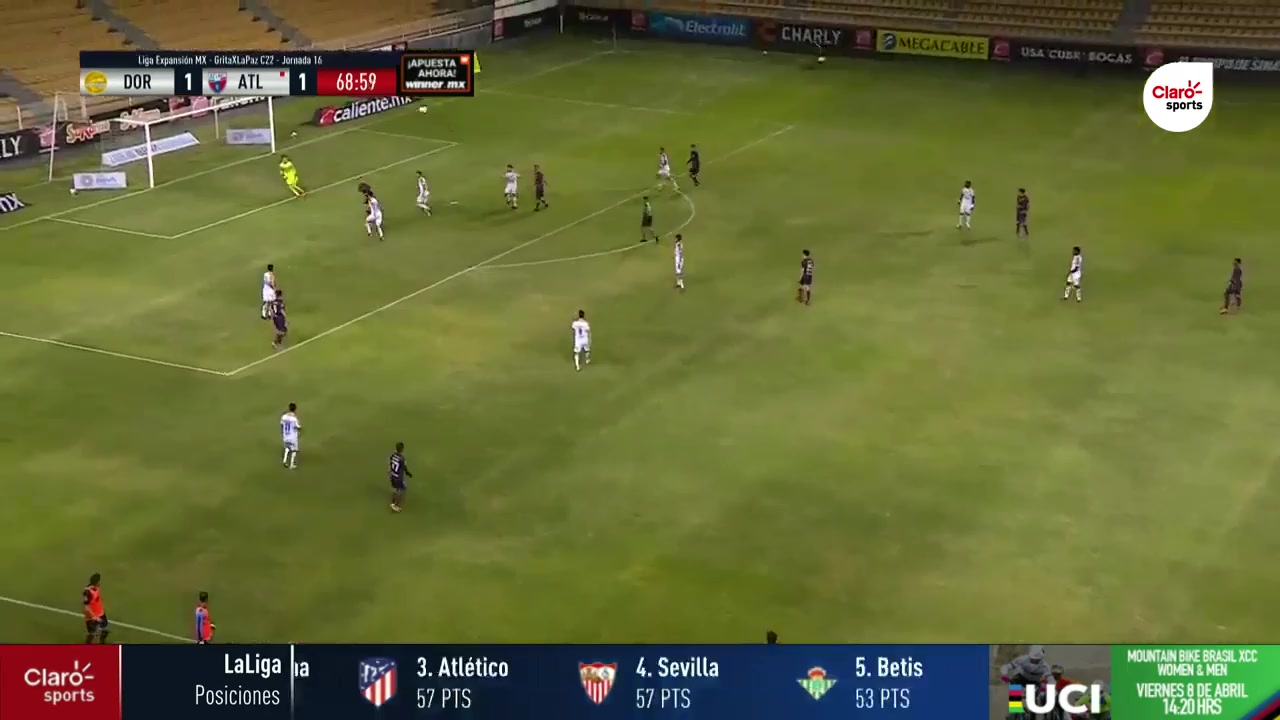 MEX D2 CSyD Dorados de Sinaloa Vs CF Atlante Adolfo Dominguez Gerardo Goal in 70 min, Score 2:1