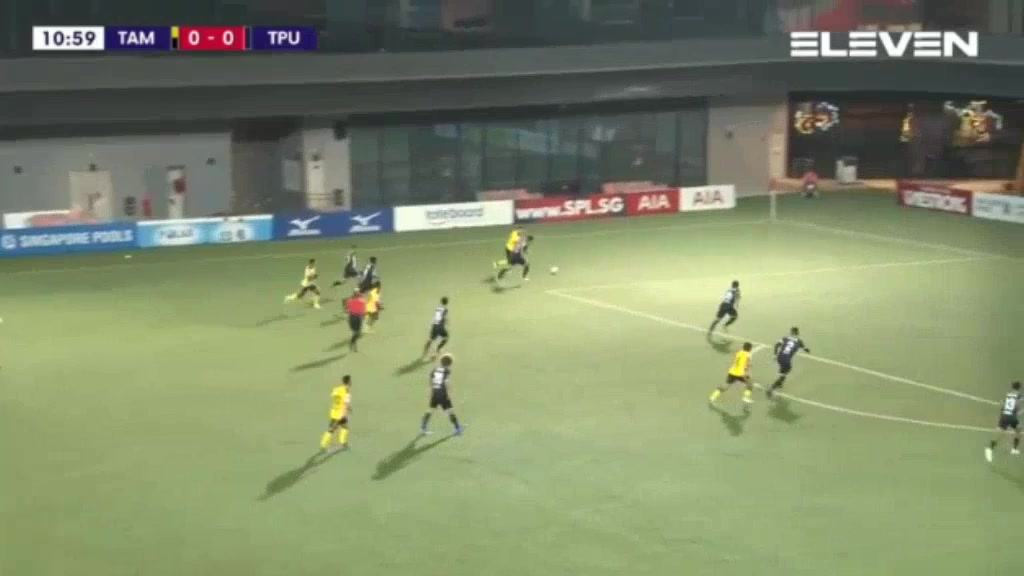 SIN D1 Tampines Rovers FC Vs Tanjong Pagar Utd Mohammed Hameed Goal in 11 min, Score 1:0
