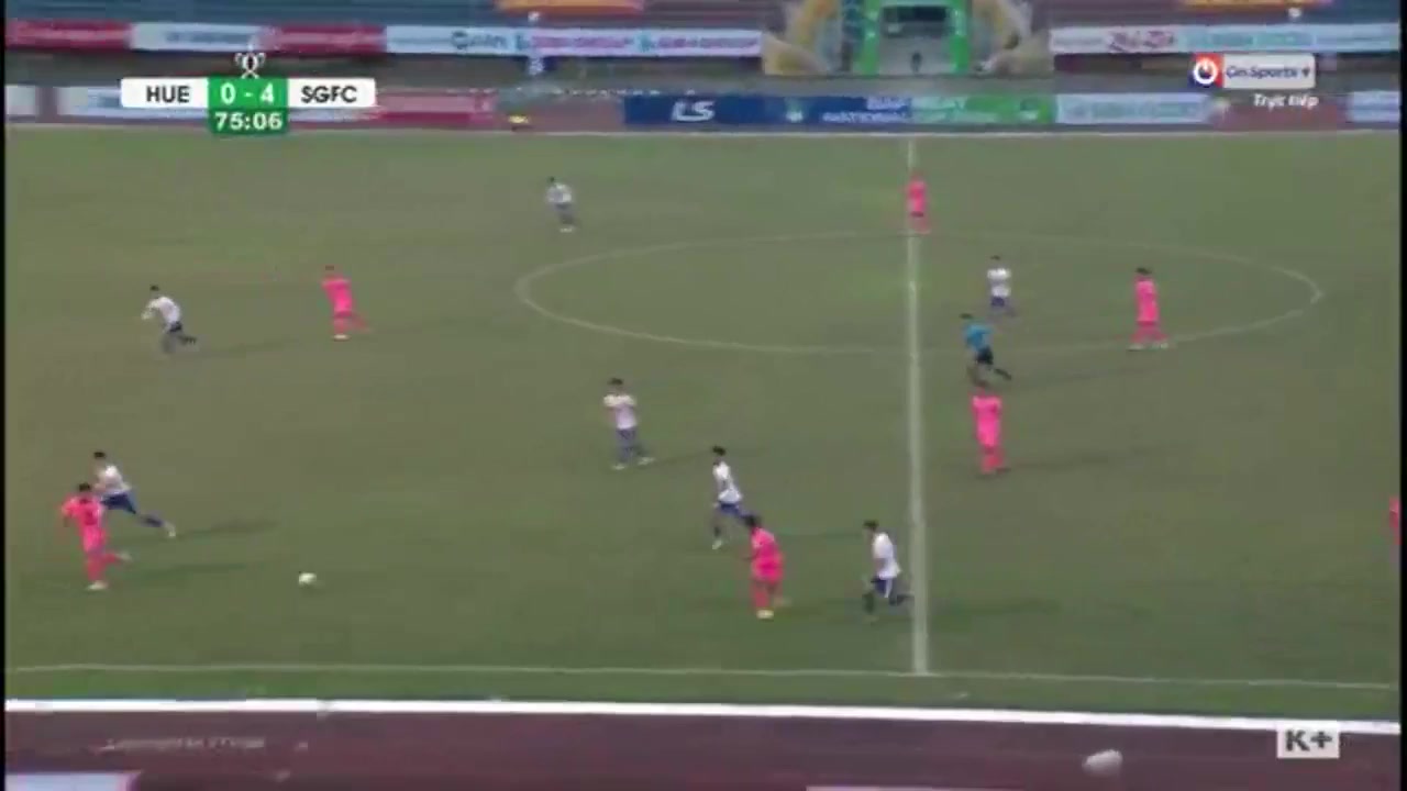 VIE Cup Huda Hue Vs Sai Gon FC Viet Phong Nguyen Goal in 75 min, Score 0:5