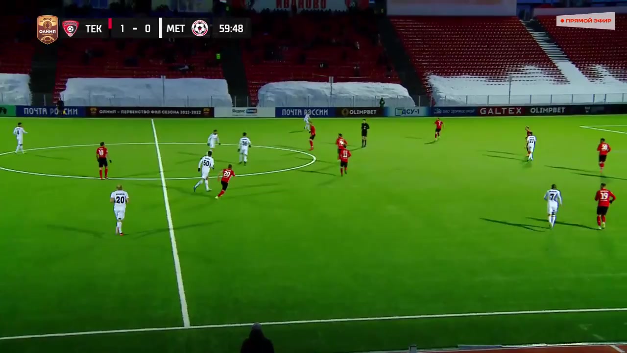 RUS D1 Tekstilshchik Ivanovo Vs Metallurg Lipetsk Arustamyan A. Goal in 61 min, Score 1:1