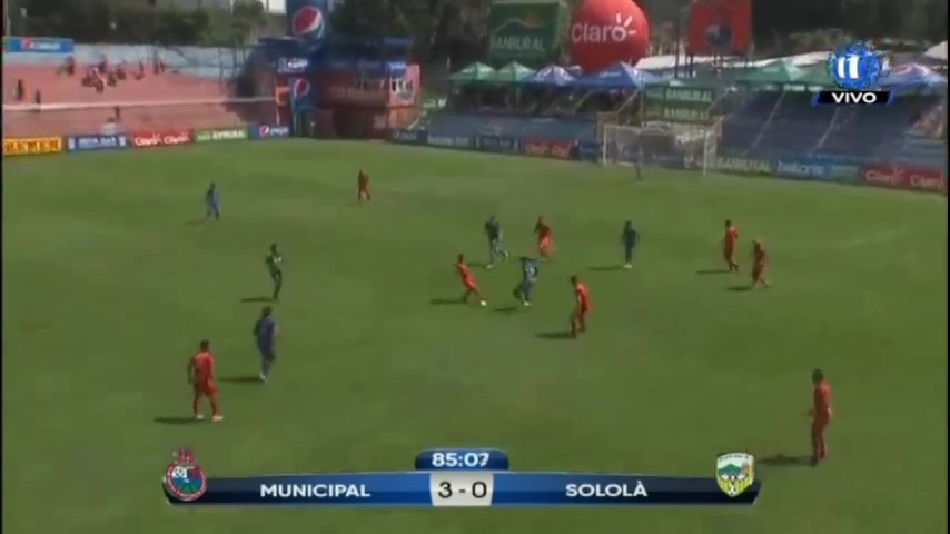 GUA D1 CSD Municipal Vs CSD Solola Martinez J. Goal in 85 min, Score 4:0