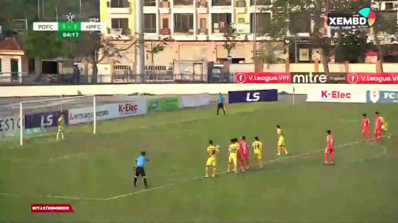 VIE Cup TTBD Phu Dong Vs XM Hai Phong FC Nguyễn Thành Đồng Goal in 84 min, Score 1:2