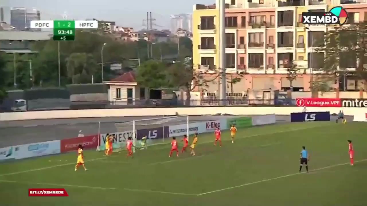 VIE Cup TTBD Phu Dong Vs XM Hai Phong FC  Goal in 94 min, Score 1:3