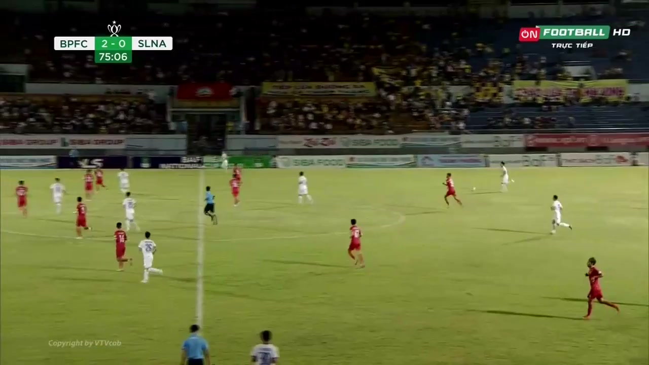 VIE Cup Binh Phuoc Vs Song Lam Nghe An Hồ Phúc Tịnh Goal in 75 min, Score 2:1
