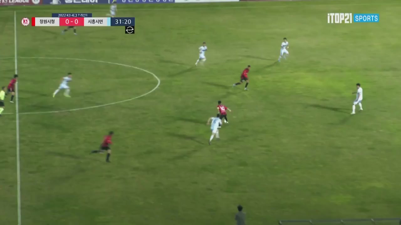 KCL Changwon City Vs Siheung City  Goal in 31 min, Score 1:0