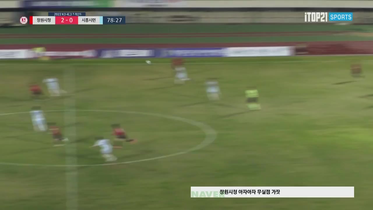 KCL Changwon City Vs Siheung City  Goal in 78 min, Score 3:0