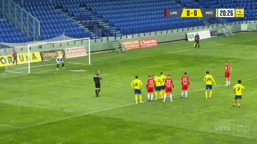 SVK D1 Tatran LM Vs Michalovce 20 phút Tomas StasVào, ghi bàn 1:0