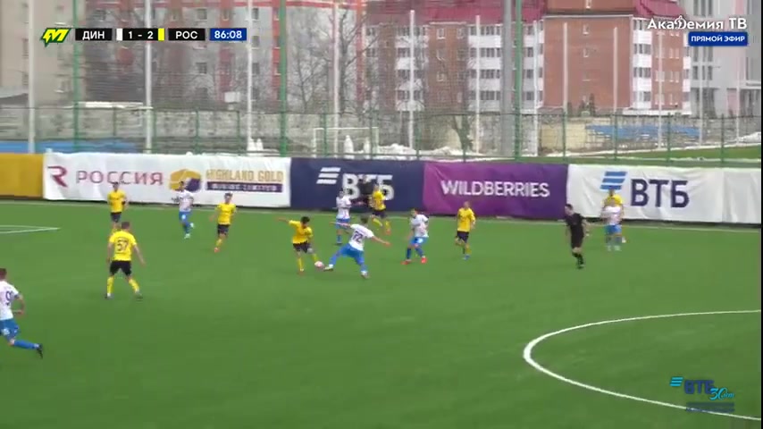 RUS YthC Dinamo Moscow Youth Vs FK Rostov Youth 88 phút Vào, ghi bàn 1:3