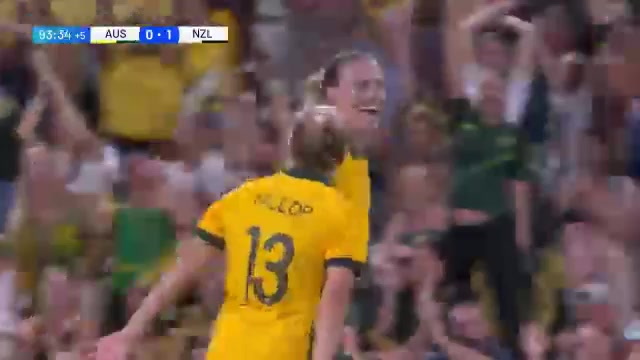 INT FRL Australia (w) Vs New Zealand (w)  Goal in 95 min, Score 1:1