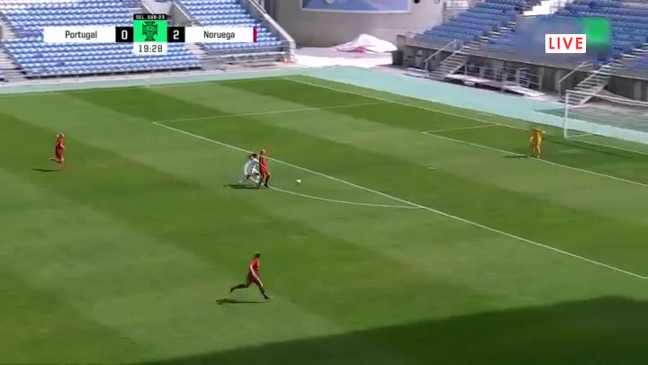 INT FRL Portugal (w) U23 Vs Norway (w) U23  Goal in 19 min, Score 1:2