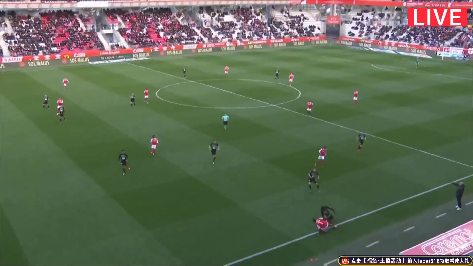 Ligue1 Reims Vs Rennes  Goal in 66 min, Score 1:3