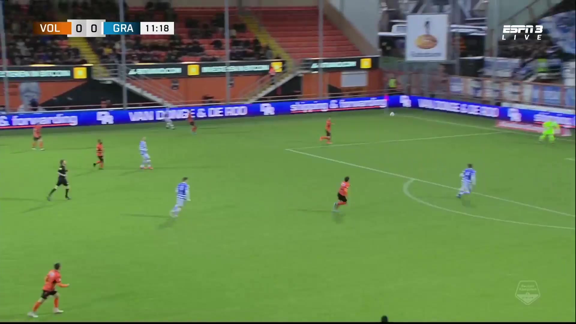 HOL D2 Volendam Vs De Graafschap Robert Muhren Goal in 12 min, Score 1:0