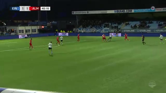 HOL D2 FC Eindhoven Vs Almere City FC 40 ทำประตู Charles Andreas Brym ประตู, ทำคะแนน 2:1