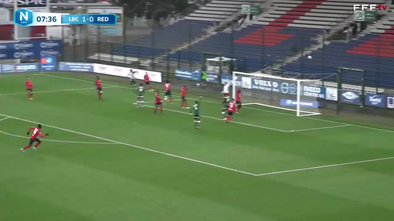 FRA D3 Chateauroux Vs Red Star FC 93 Doucouré Goal in 8 min, Score 2:0