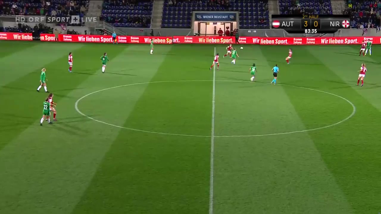 WWCPE Austria (w) Vs Northern Ireland (w) 85 phút Vào, ghi bàn 3:1