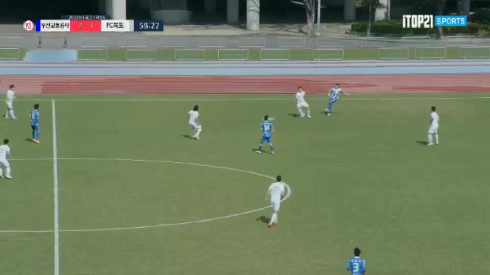 KCL Busan Transportation Corporation Vs Mokpo City Kim Dong-Wook Goal in 60 min, Score 2:2