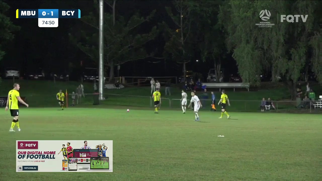 AUS QSL Moreton Bay United Vs Brisbane City  Goal in 76 min, Score 0:2