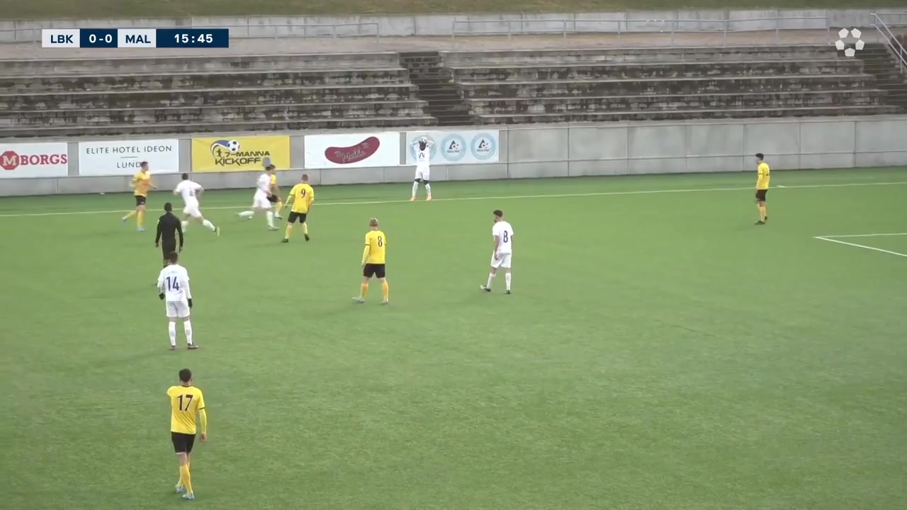 SWE D1 SN Lunds BK Vs IFK Malmo FK Wendt Goal in 16 min, Score 1:0