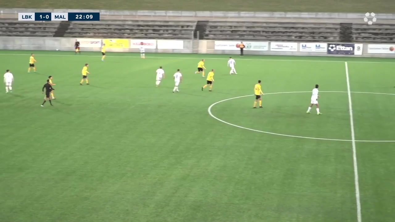 SWE D1 SN Lunds BK Vs IFK Malmo FK Krasniqi Goal in 22 min, Score 2:0