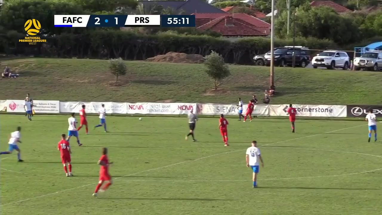 WAUS D1 Floreat Athena Vs Perth RedStar  Goal in 57 min, Score 2:2