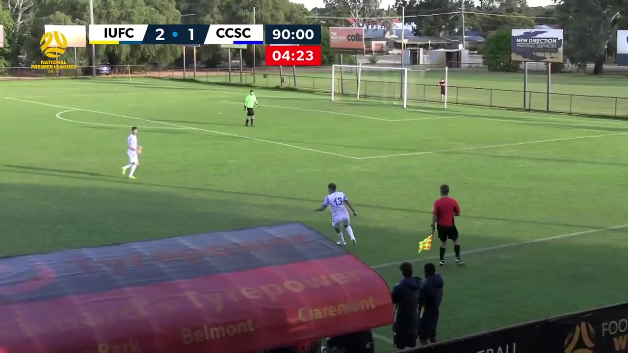 WAUS D1 Inglewood United Vs Cockburn City  Goal in 96 min, Score 2:2