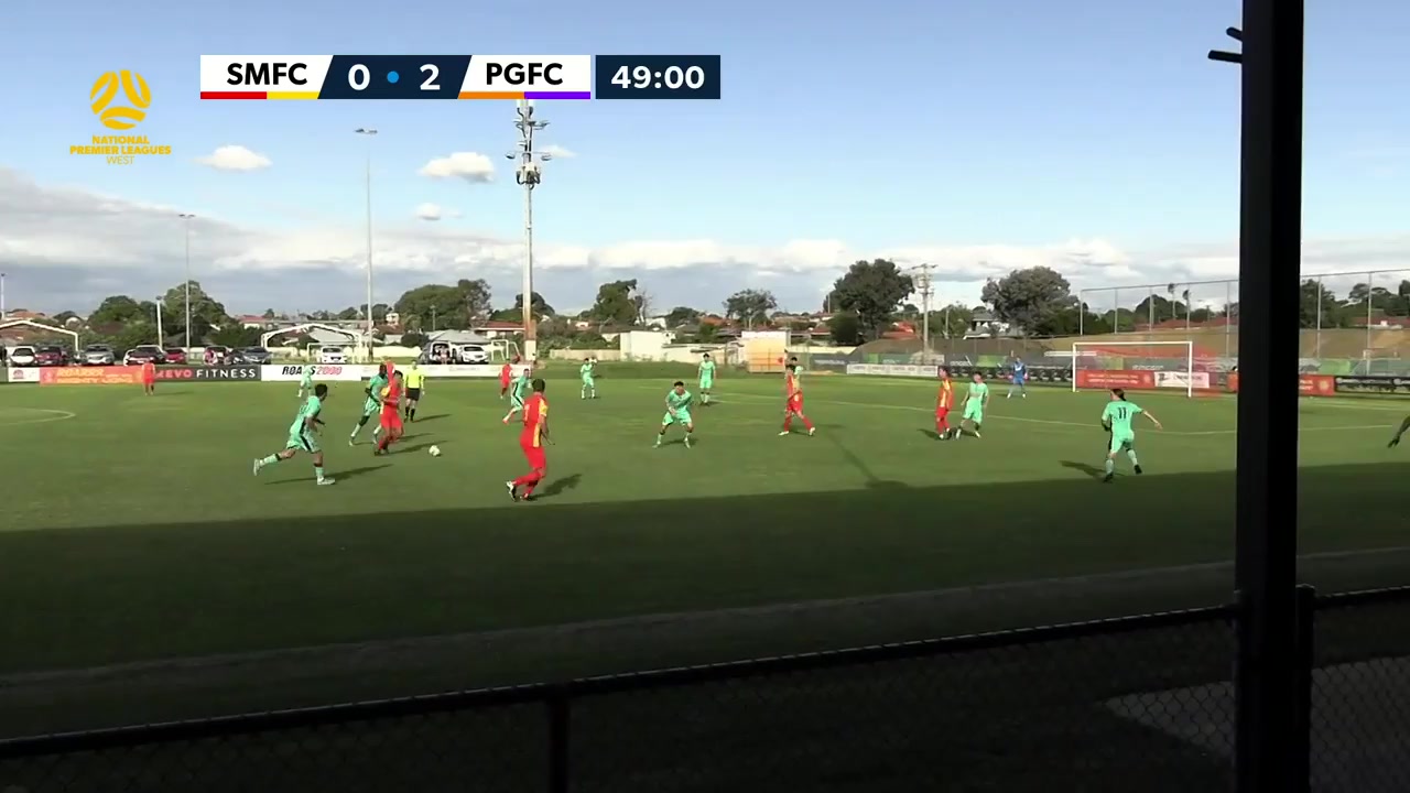 WAUS D1 Stirling Macedonia Vs Perth Glory (Youth)  Goal in 50 min, Score 0:3