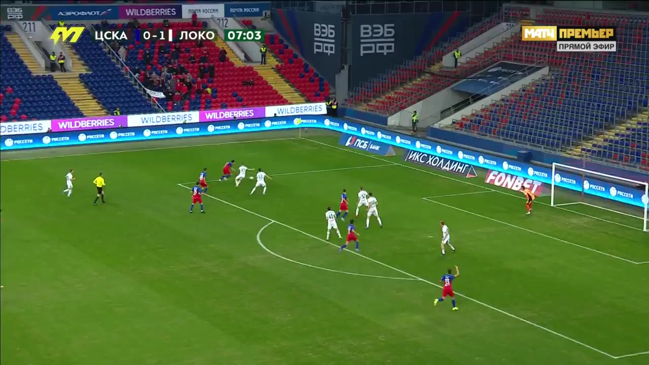 RUS YthC CSKA Moscow  (R) Vs Lokomotiv Moscow Youth 7 phút Vào, ghi bàn 1:1