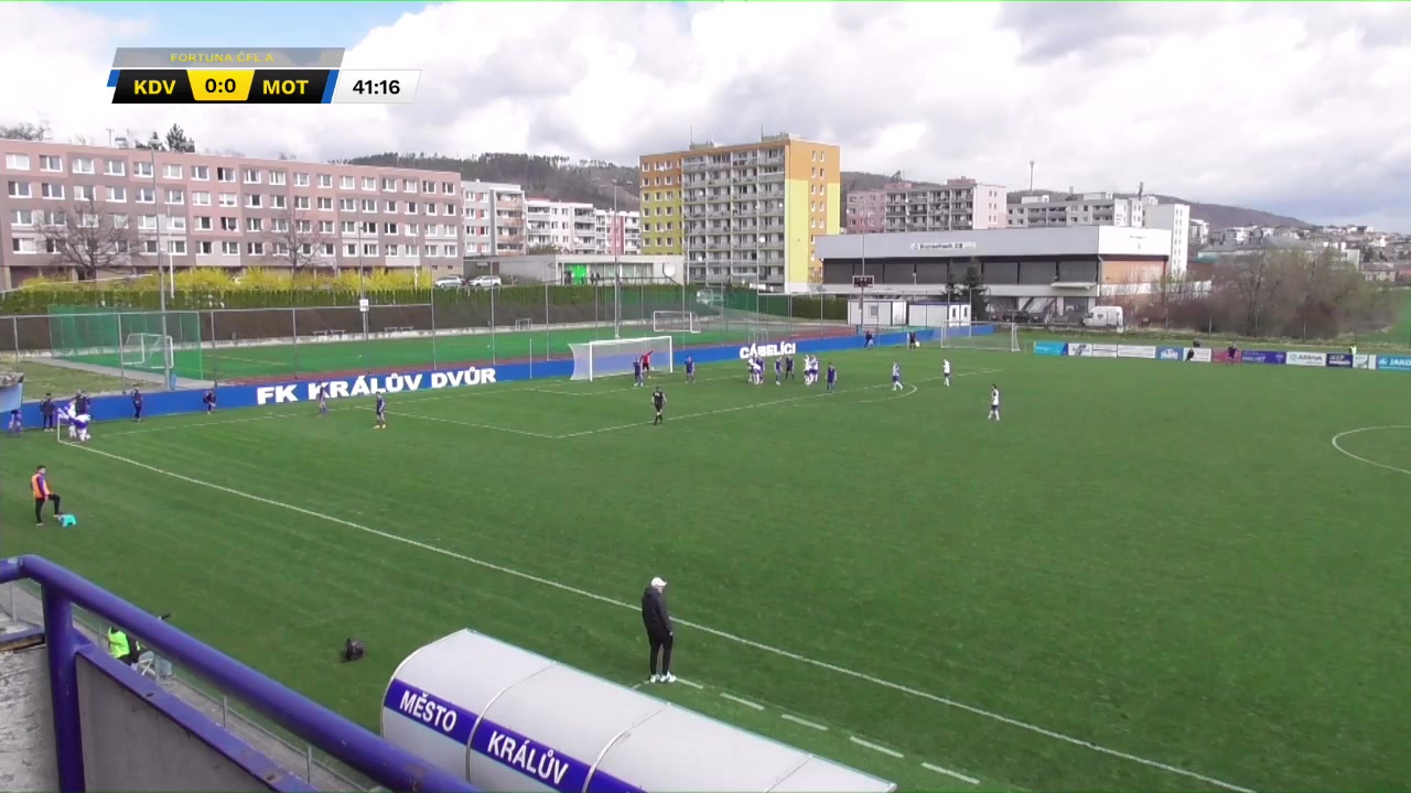 CZE CFL FK Kraluv Dvur Vs SK Motorlet Praha 41 phút Vào, ghi bàn 1:0