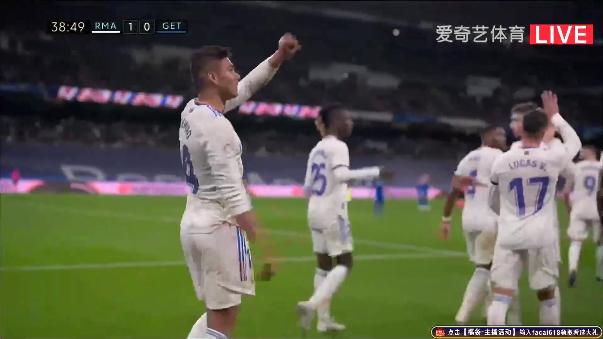 Laliga1 Real Madrid Vs Getafe 37 phút Vào, ghi bàn 1:0