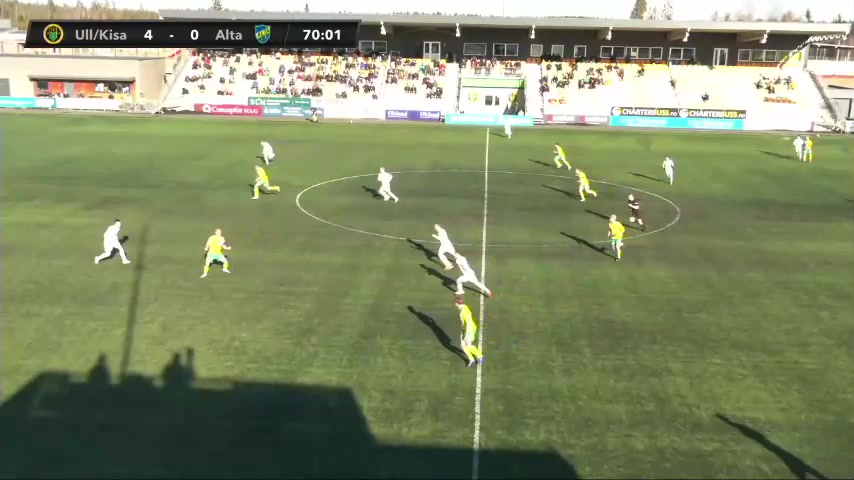 NOR D2 Ullensaker/Kisa IL Vs Alta  Goal in 71 min, Score 4:1
