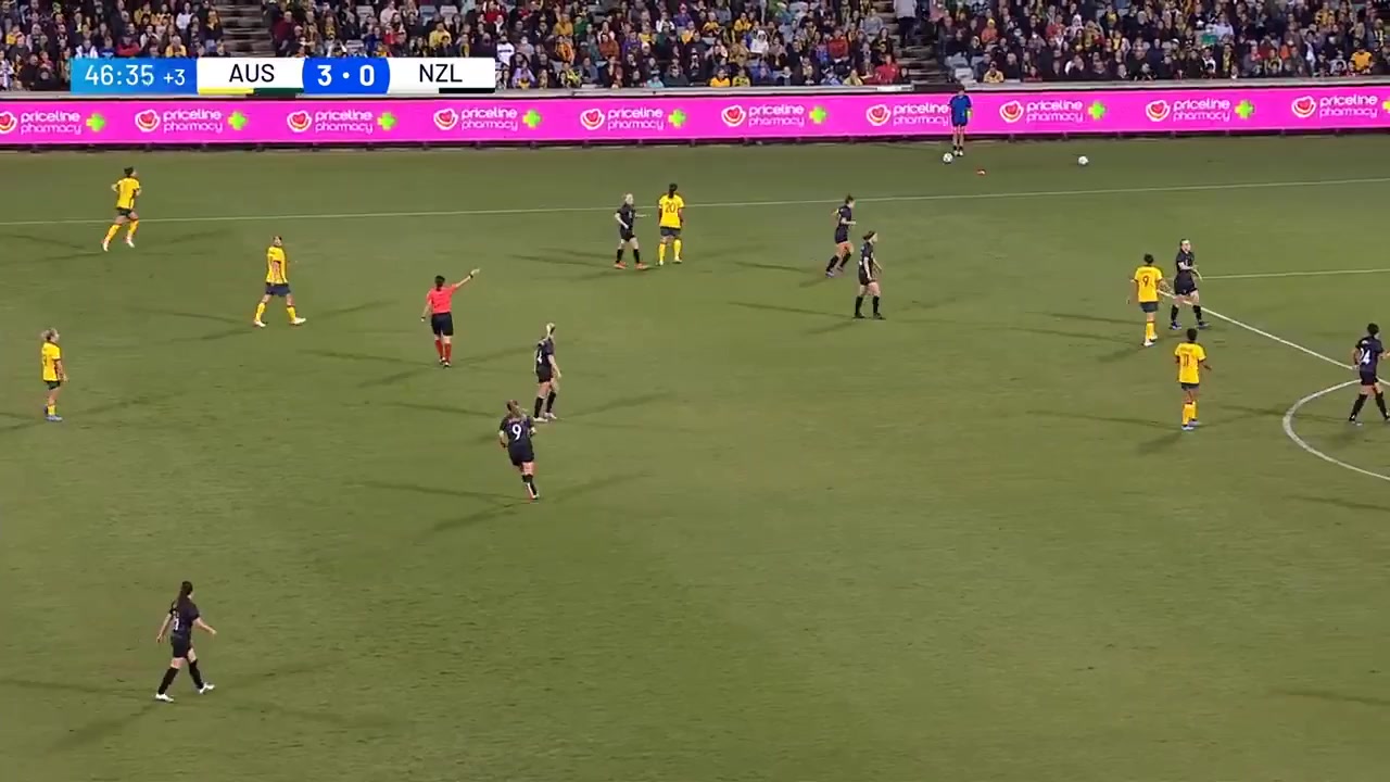 INT FRL Australia (w) Vs New Zealand (w) Wilkinson Goal in 45+ min, Score 3:1