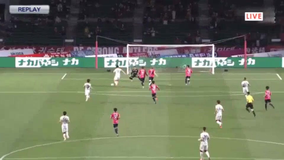 JPN LC Cerezo Osaka Vs Kashima Antlers Ueda Ayase Goal in 53 min, Score 0:2