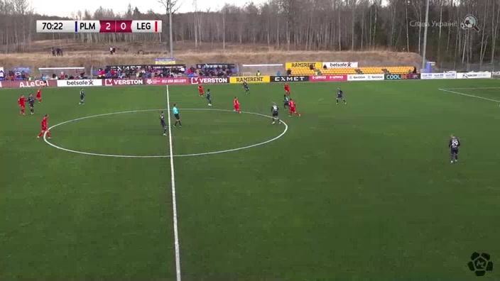 EST D1 Flora Paide Vs Tallinna JK Legion  Goal in 70 min, Score 3:0
