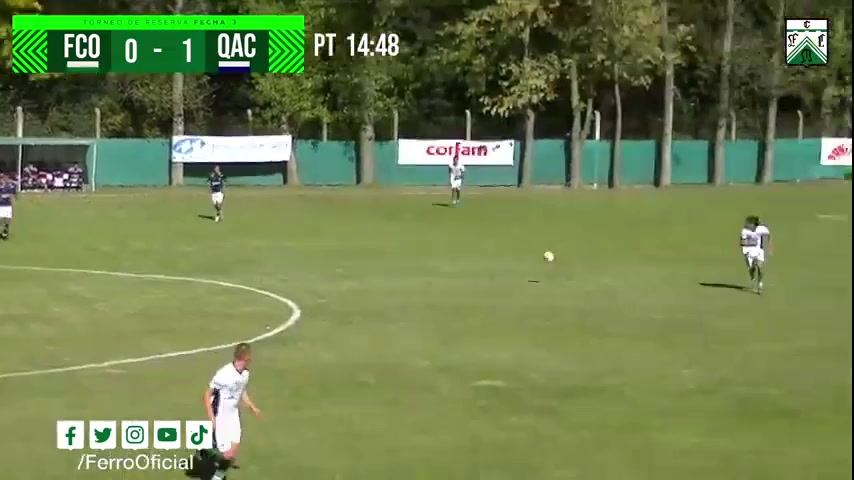 AR L（R） Ferro Carril Oeste Reserves Vs Quilmes Reserves  Goal in 15 min, Score 1:1