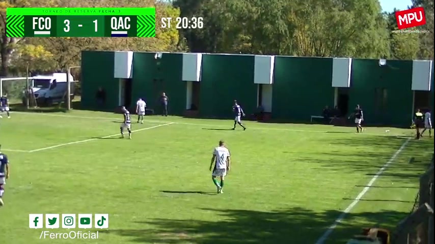 AR L（R） Ferro Carril Oeste Reserves Vs Quilmes Reserves 67 phút Vào, ghi bàn 3:2