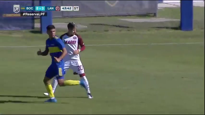 AR L（R） Boca Juniors Reserve Vs Lanus Reserves  Goal in 90 min, Score 1:3