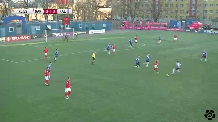 EST D1 Trans Narva Vs JK Tallinna Kalev  Goal in 76 min, Score 4:0