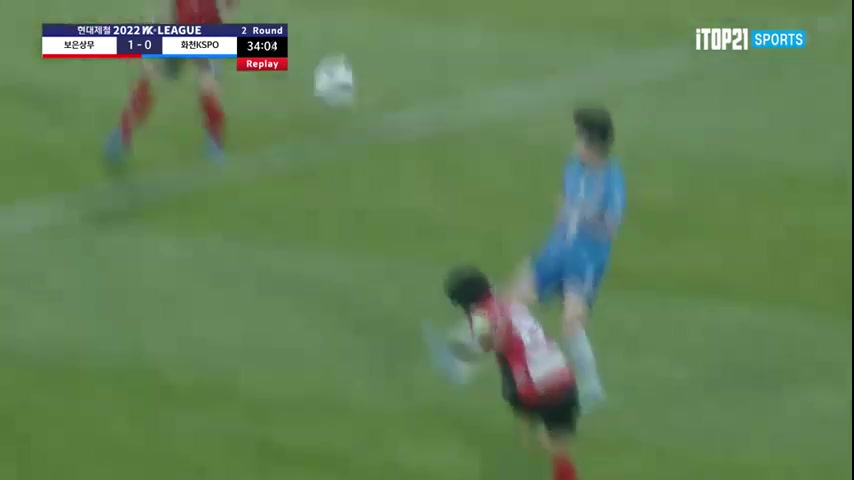 KOR WD1 Boeun Sangmu (w) Vs KSPO FC (w)  Goal in 33 min, Score 1:0