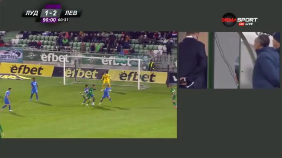 BUL Cup Ludogorets Razgrad Vs Levski Sofia 93 phút Marin PetkovVào, ghi bàn 2:2