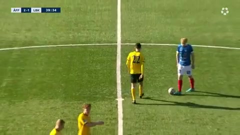 SWE D1 SN Atvidabergs Vs Lunds BK Krasniqi Goal in 39 min, Score 2:1