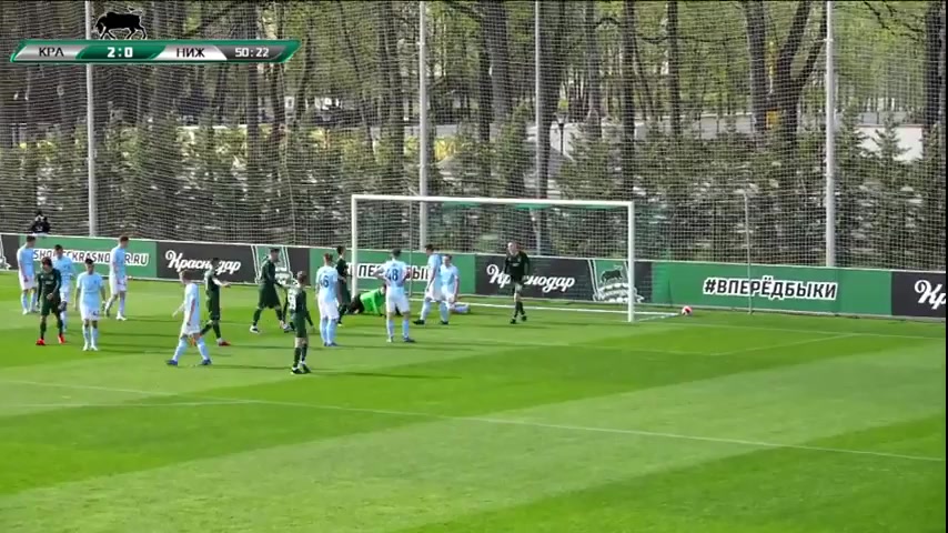 RUS YthC FK Krasnodar Youth Vs FK Nizhny Novgorod Youth  Goal in 51 min, Score 3:0