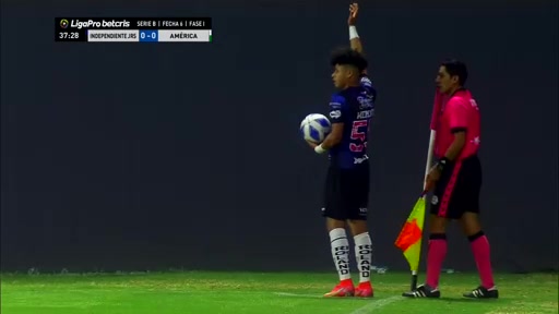 EC D2 CD Independiente Juniors Vs Sociedad Deportivo Quito Hansel Delgado Goal in 37 min, Score 1:0