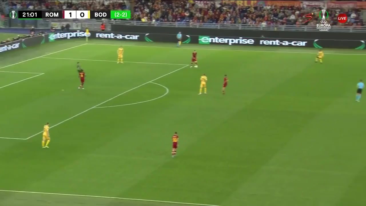 UEFA ECL AS Roma Vs Bodo Glimt 21 phút Vào, ghi bàn 2:0