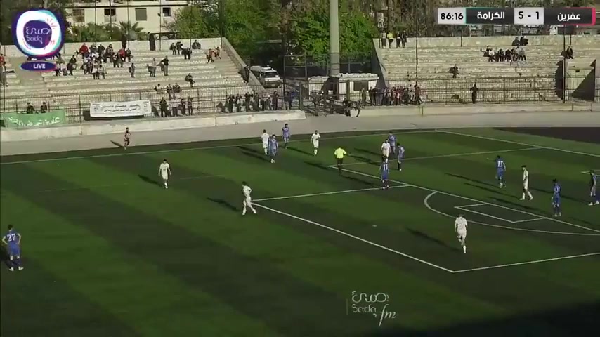 Syri D1 Afrin SC Vs Al-Karamah  Goal in 83 min, Score 1:6