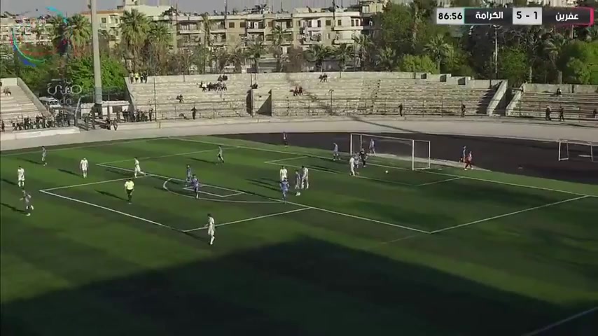 Syri D1 Afrin SC Vs Al-Karamah  Goal in 85 min, Score 2:6