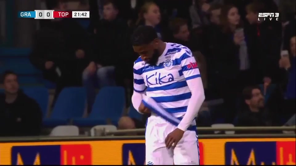 17 De Graafschap Vs FC Oss 23 skor gol Joshua Jeremiah Sanches, skor 0:1