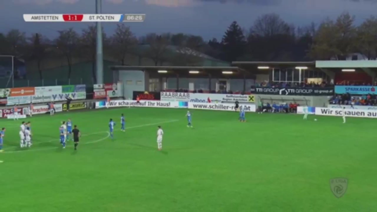 AUT D2 SKU Amstetten Vs St.Polten 87 phút Vào, ghi bàn 2:1